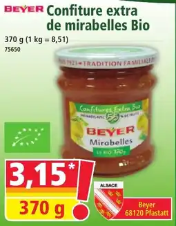 Norma BEYER Confiture extra de mirabelles Bio offre