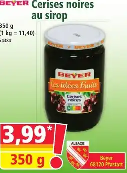 Norma BEYER Cerises noires au sirop offre