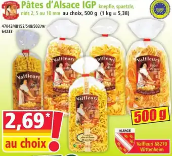Norma Pâtes d'alsace igp offre