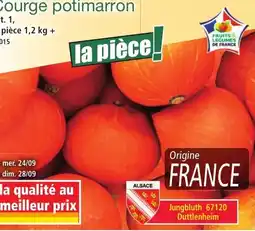 Norma Courge potimarron offre