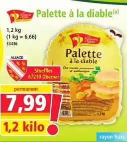 Norma Palette à la diable(a) offre