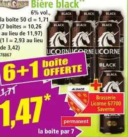 Norma GGRGE Bière black offre