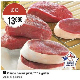 Géant Casino Viande bovine pavé à griller offre