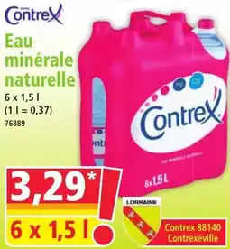 Norma Contrex Eau minérale naturelle offre