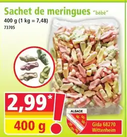 Norma Sachet de meringues offre