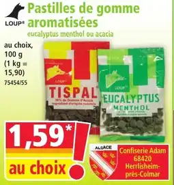 Norma Pastilles de gomme aromatisées offre
