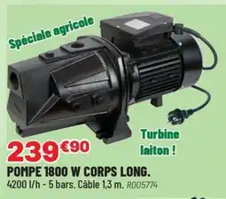 Brico Pro Pompe 1800 w corps long offre