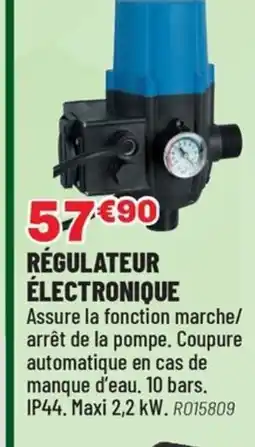 Brico Pro Régulateur électronique offre