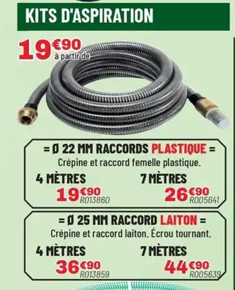 Brico Pro Kits d'aspiration offre