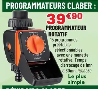 Brico Pro Programmateur rotatif offre