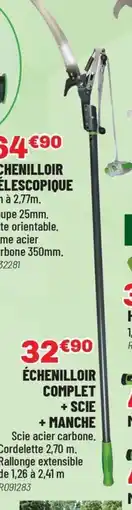 Brico Pro Échenilloir complet +scie + manche offre