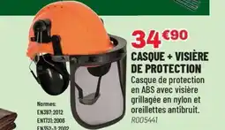 Brico Pro Casque + visière de protection offre