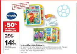 Carrefour Le grand livre des dinosaures offre