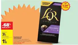 Carrefour Market Capsules de café L'OR Espresso offre