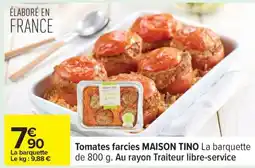 Carrefour Tomates farcies MAISON TINO offre