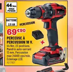 Brico Pro Perceuse à percussion 18V offre