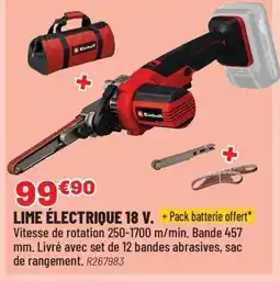 Brico Pro Lime électrique 18 v offre