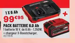 Brico Pro Pack batterie 6.0 ah offre
