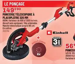 Brico Pro EINHELL Ponceuse télescopique à placoplâtre 225 mm offre
