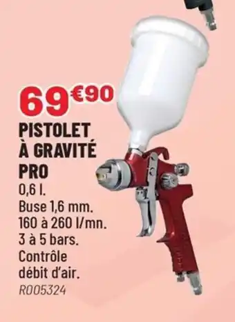 Brico Pro Pistolet à gravité pro offre