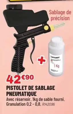 Brico Pro Pistolet de sablage pneumatique offre