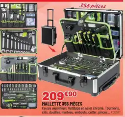 Brico Pro Mallette 356 pièces offre