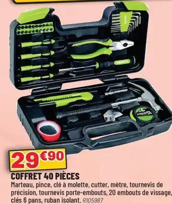 Brico Pro Coffret 40 pièces offre