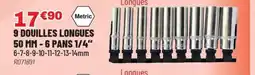 Brico Pro 9 douilles longues offre