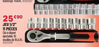 Brico Pro Jeu 1/2" 11 pièces offre
