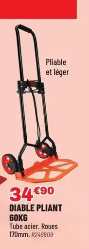 Brico Pro Diable pliant offre