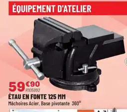Brico Pro Étau en fonte 125 mm offre