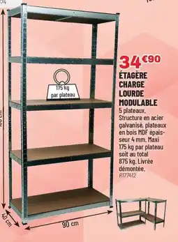 Brico Pro Étagère charge lourde modulable offre