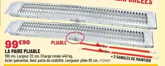 Brico Pro La paire pliable offre