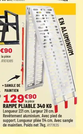 Brico Pro Rampe pliable offre