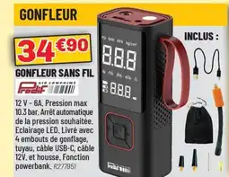 Brico Pro Gonfleur sans fil offre