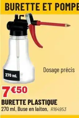 Brico Pro Burette plastique offre