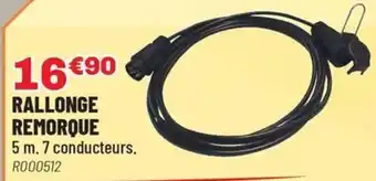 Brico Pro Rallonge remorque offre