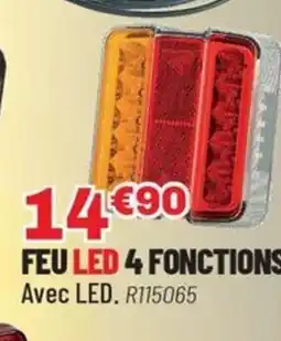 Brico Pro Feu 4 fonctions feu led 4 fonctions offre