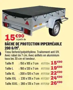 Brico Pro Bâche de protection imperméable offre