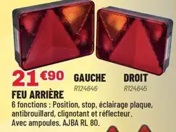 Brico Pro Feu arrière offre