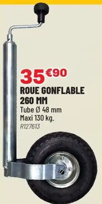 Brico Pro Roue gonflable 260 mm offre