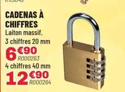 Brico Pro Cadenas à chiffres offre