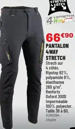 Brico Pro Pantalon 4way stretch offre