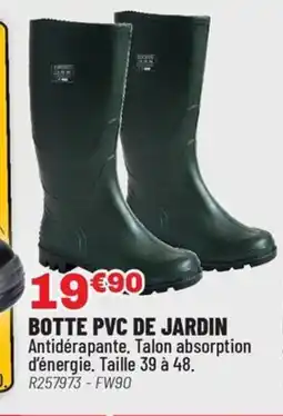 Brico Pro Botte pvc de jardin offre
