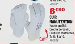 Brico Pro Cuir manutention offre