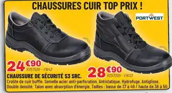 Brico Pro Chaussure de sécurité s3 src offre