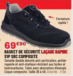 Brico Pro Basket de sécurité laçage rapide sip src composite offre