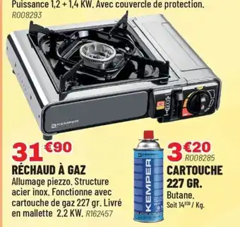 Brico Pro Réchaud à gaz offre