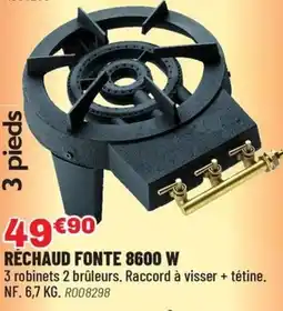 Brico Pro Réchaud fonte 8600 w offre