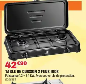 Brico Pro Table de cuisson 2 feux inox offre